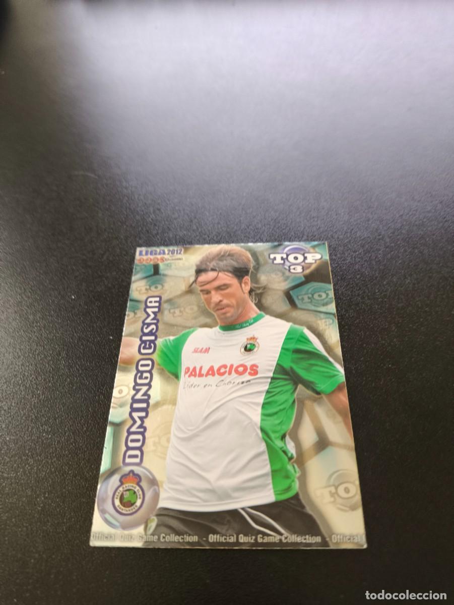 Fu&szlig;ball-Sticker: 580 CISMA RACING SANTANDER ALTA AZUL TOP 3 MUNDICROMO LIGA 2011 2012 11 12 NO PANINI ESTE MEGACRACKS