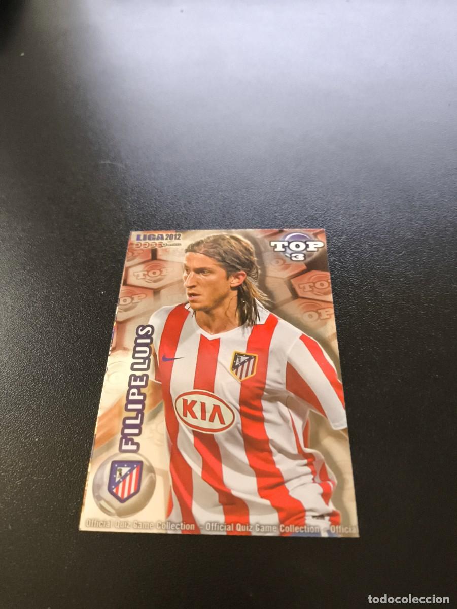 Football Stickers: 581 FILIPE LUIS ATLETICO MADRID ROJO TOP MUNDICROMO LIGA 2011 2012 11 12 NO PANINI ESTE MEGACRACKS