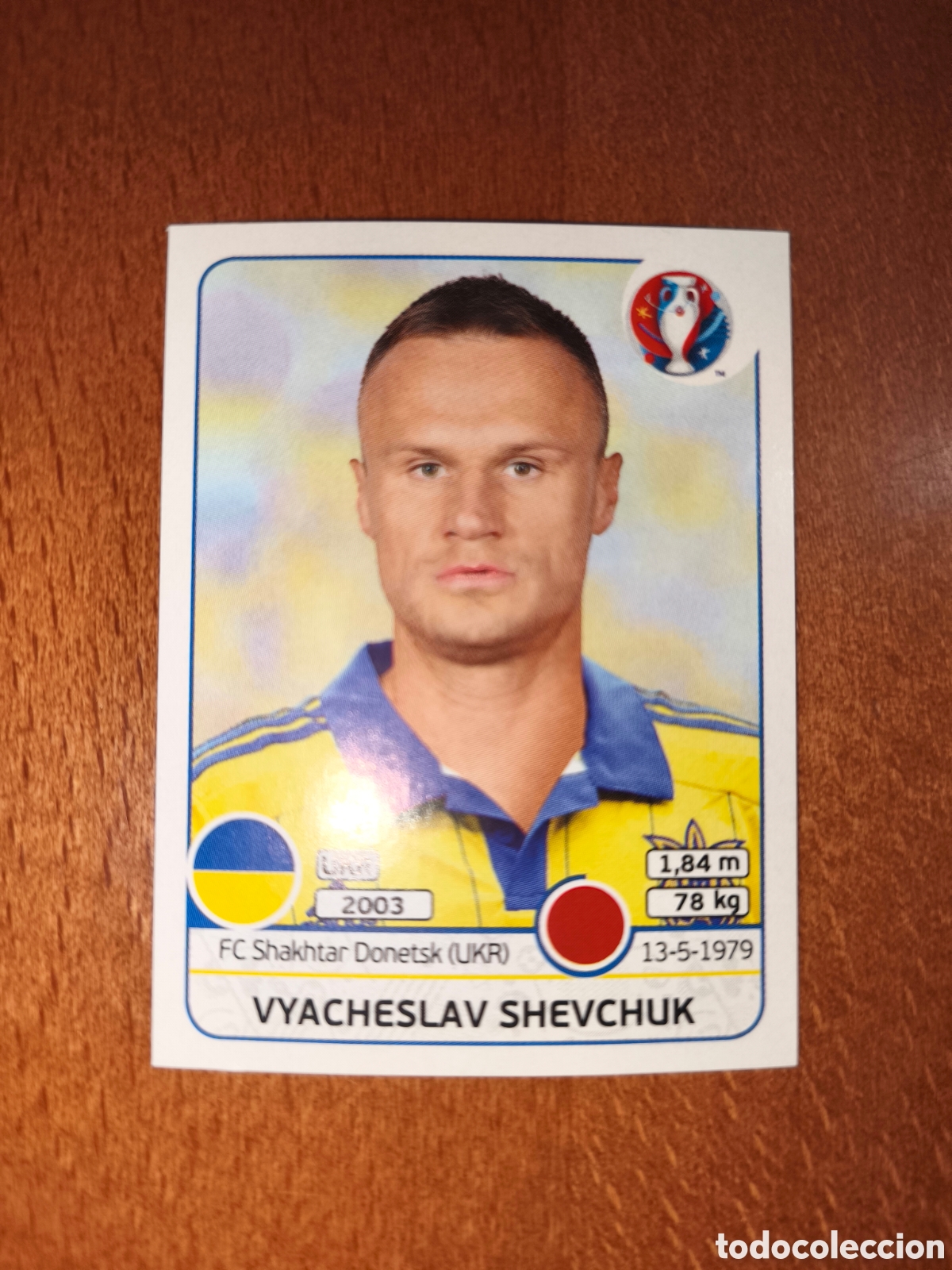 Figurine di Calcio: Vyacheslav Shevchuk n&deg;278 UEFA Euro 2016 Ucrania