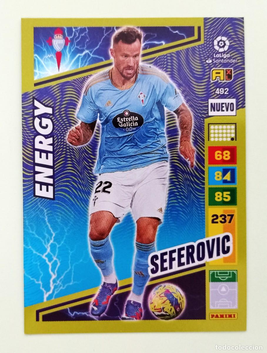 Cartes &agrave; collectionner de Football: ADRENALYN XL 2022-2023 (N&ordm; 492 SEFEROVIC - R.C. CELTA DE VIGO) (ENERGY)