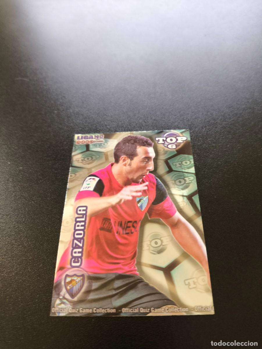 Figurine di Calcio: 591 CAZORLA MALAGA AZUL TOP 6 MUNDICROMO LIGA 2011 2012 11 12 NO PANINI ESTE MEGACRACKS