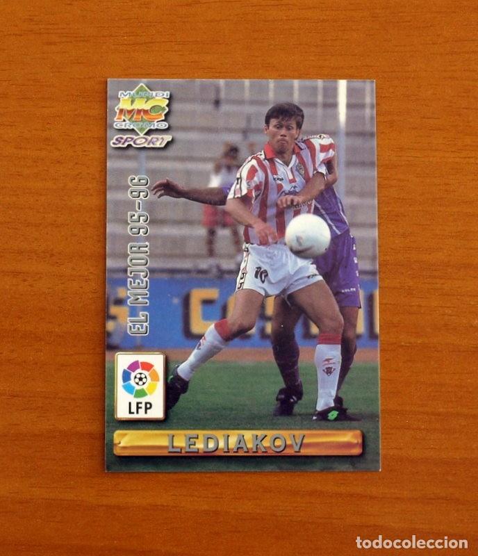 Cromos de F&uacute;tbol: Sporting Gij&oacute;n -417 Lediakov El Mejor 95-96-Mundicromo Las Fichas de Liga de F&uacute;tbol 1996-1997-96-97
