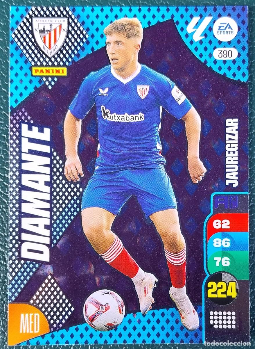 Cromos de F&uacute;tbol: 390 JAUREGIZAR ATHLETIC DE BILBAO DIAMANTE FICHAS ALBUM ADRENALYN XL 2024 2025 24 25
