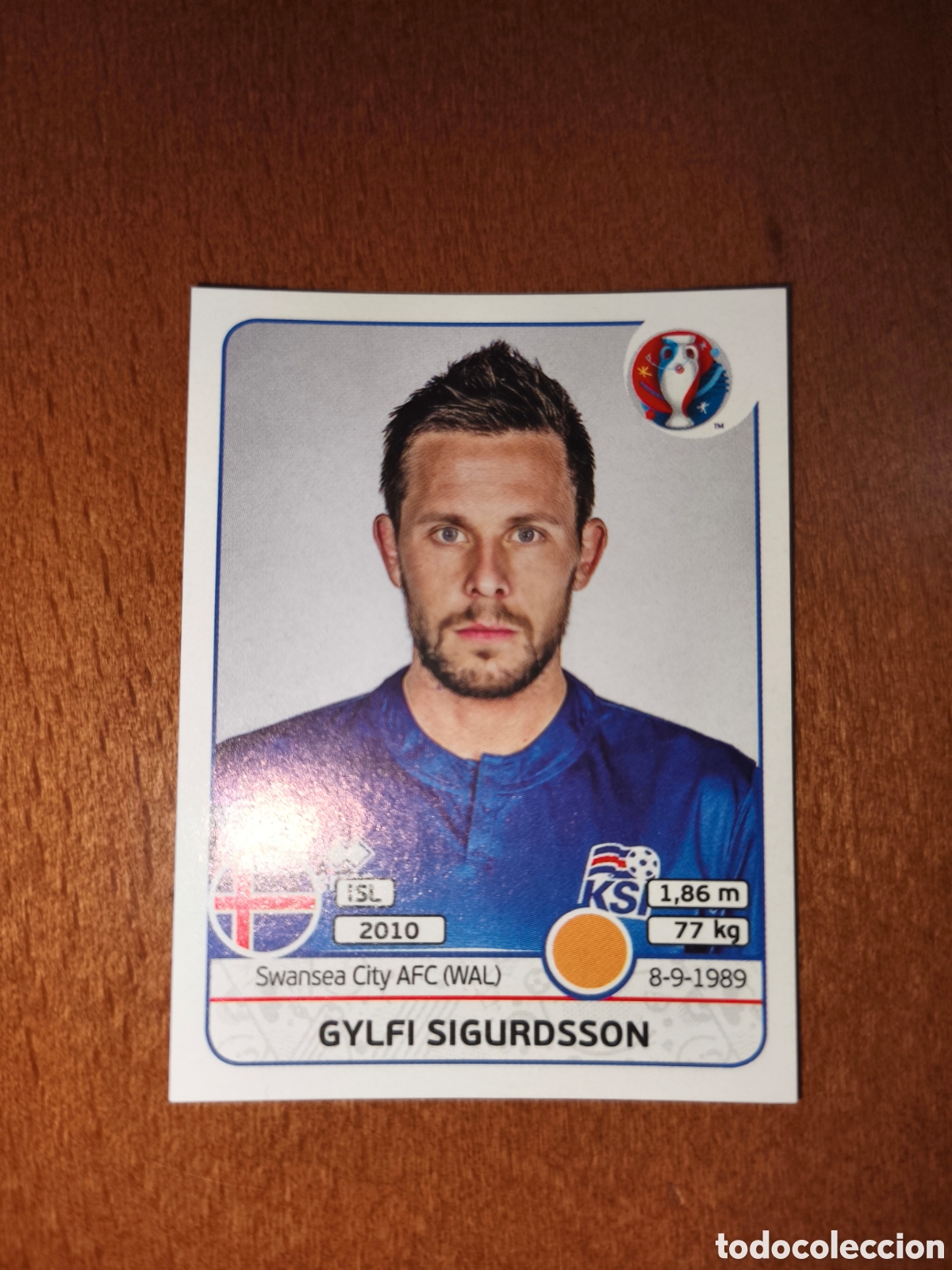 Cromos de F&uacute;tbol: Gylfi Sigurdsson n&deg;617 UEFA Euro 2016 Islandia