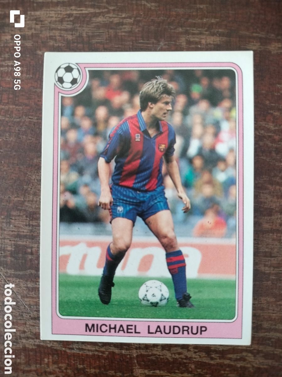 Cromos de F&uacute;tbol: Cromo 165 F&uacute;tbol 92 93 Barcelona Panini liga temporada 1992 1993