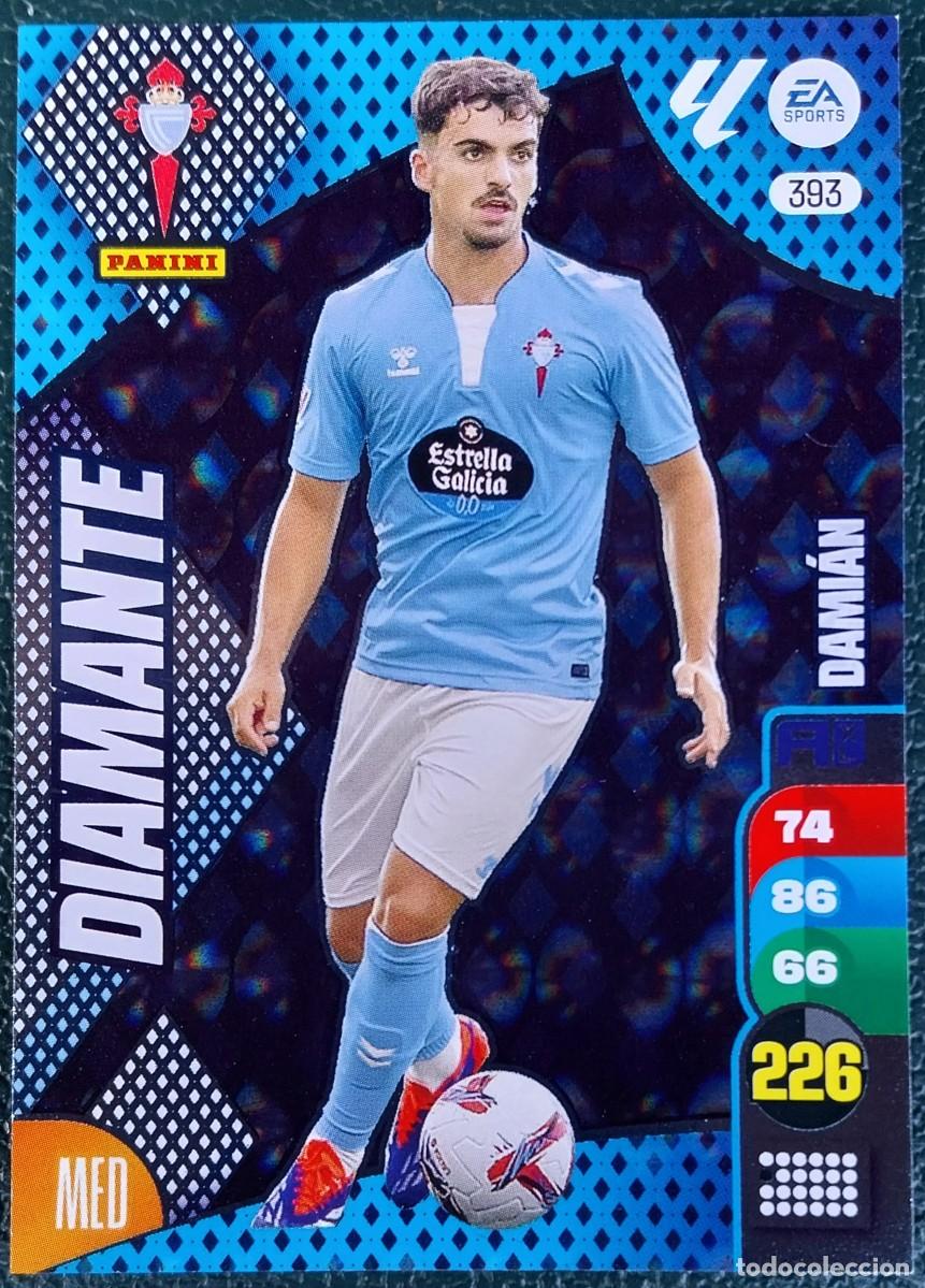 Cromos de F&uacute;tbol: 393 DAMIAN CELTA DE VIGO DIAMANTE FICHAS ALBUM ADRENALYN XL 2024 2025 24 25