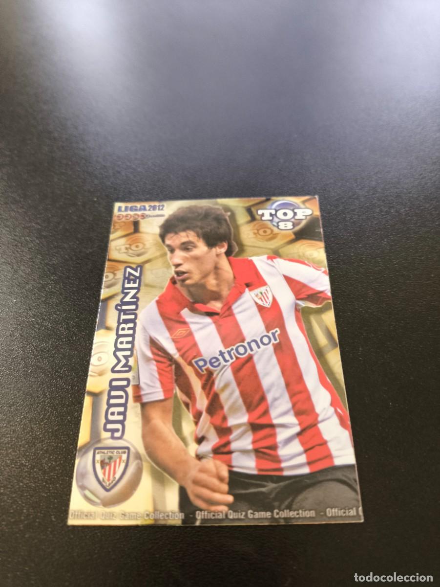 Cromos de F&uacute;tbol: 608 JAVI MARTINEZ BILBAO DORADO TOP 8 MUNDICROMO LIGA 2011 2012 11 12 NO PANINI ESTE MEGACRACKS