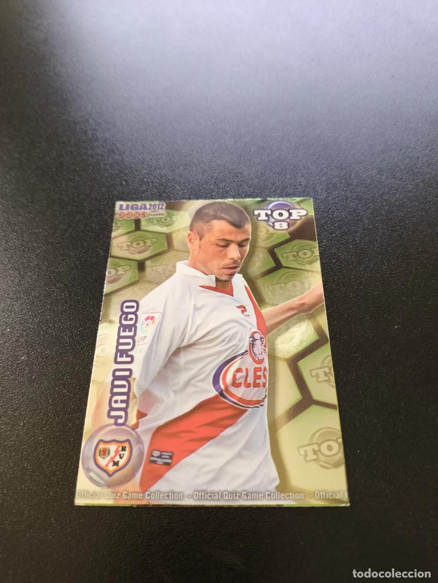 Cromos de F&uacute;tbol: 612 JAVI FUEGO RAYO VALLECANO VERDE TOP 8 MUNDICROMO LIGA 2011 2012 11 12 NO PANINI ESTE MEGACRACKS