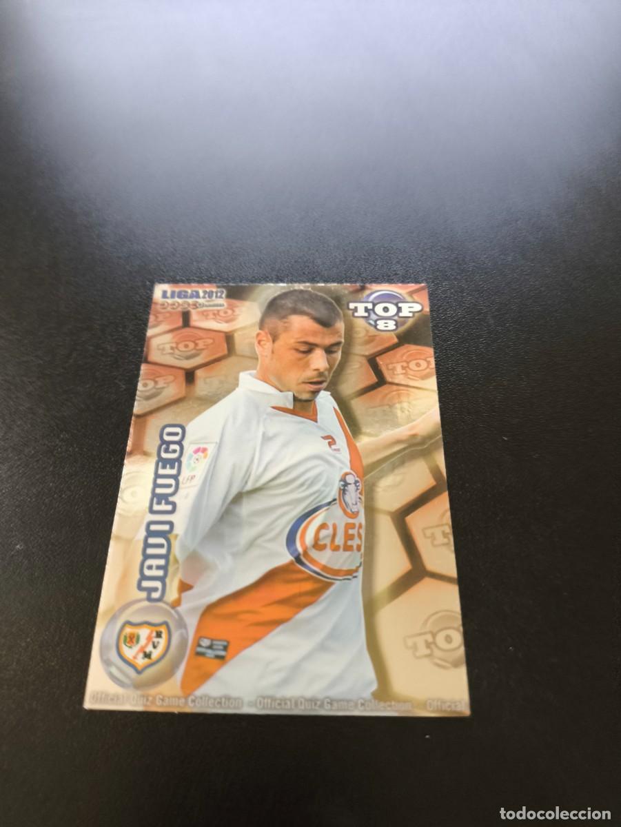 Cromos de F&uacute;tbol: 612 JAVI FUEGO RAYO VALLECANO ROJO TOP 8 MUNDICROMO LIGA 2011 2012 11 12 NO PANINI ESTE MEGACRACKS