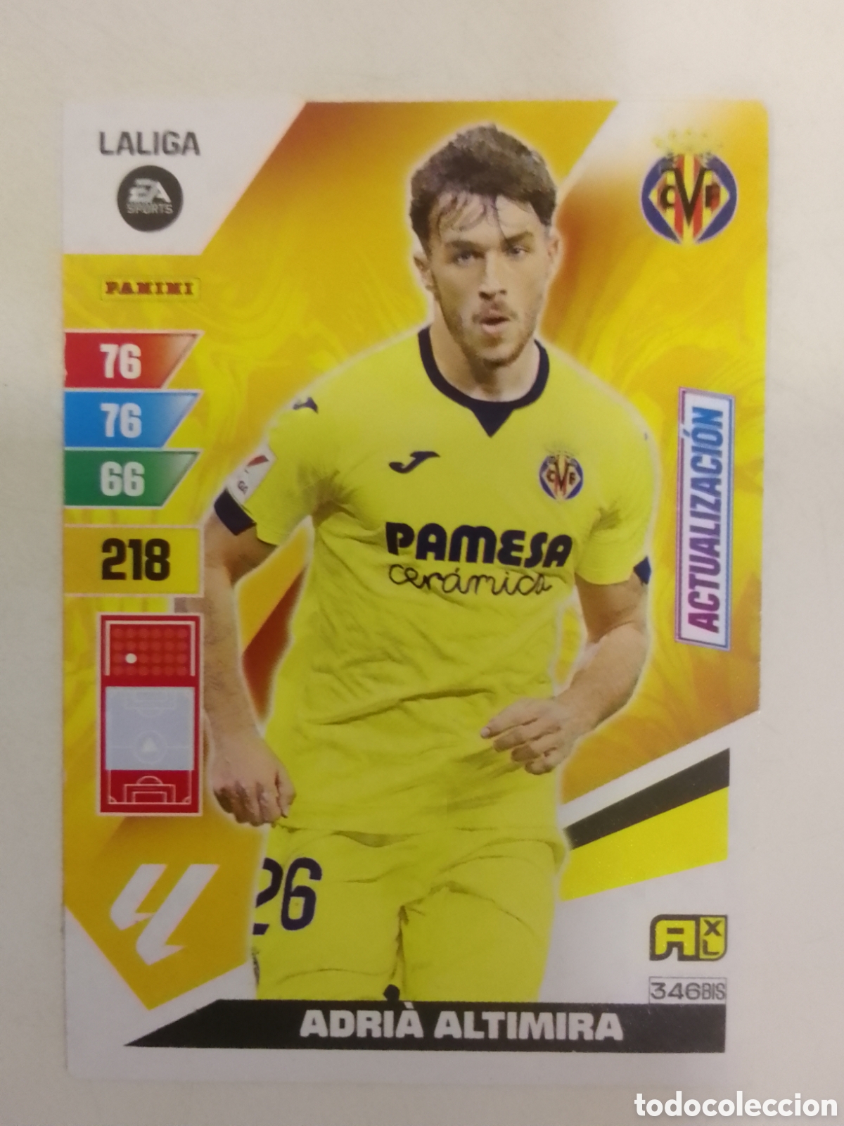 Cromos de F&uacute;tbol: Adrenalyn XL 2023-24 n&deg; 346 BIS Adri&aacute; Altimira &bull; Villarreal. ACTUALIZACI&Oacute;N.