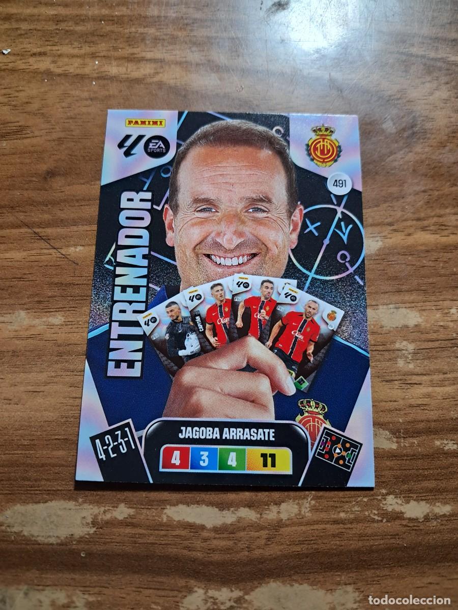 Cromos de F&uacute;tbol: CARD ADRENALYN XL TEMPORADA 25/26: ENTRENADOR JAGOBA ARRASATE (MALLORCA), N&deg; 491