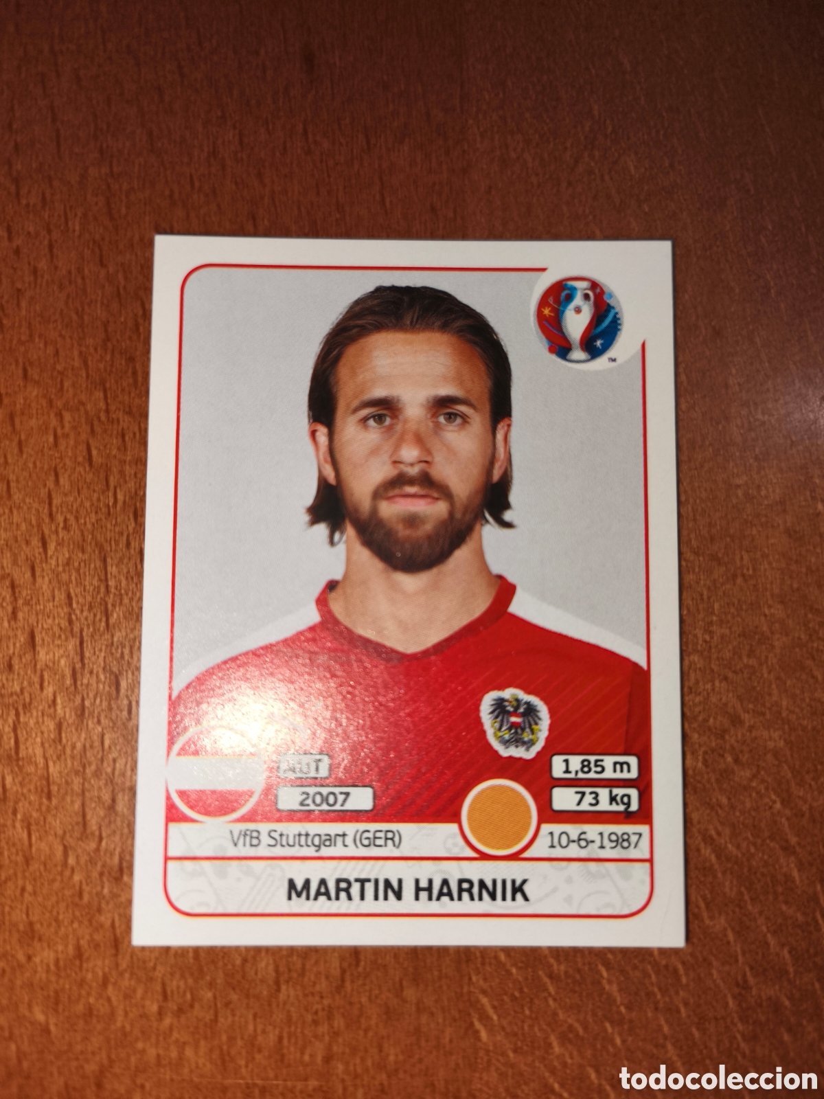 Cromos de F&uacute;tbol: Martin Harnik n&deg;644 UEFA Euro 2016 Austria