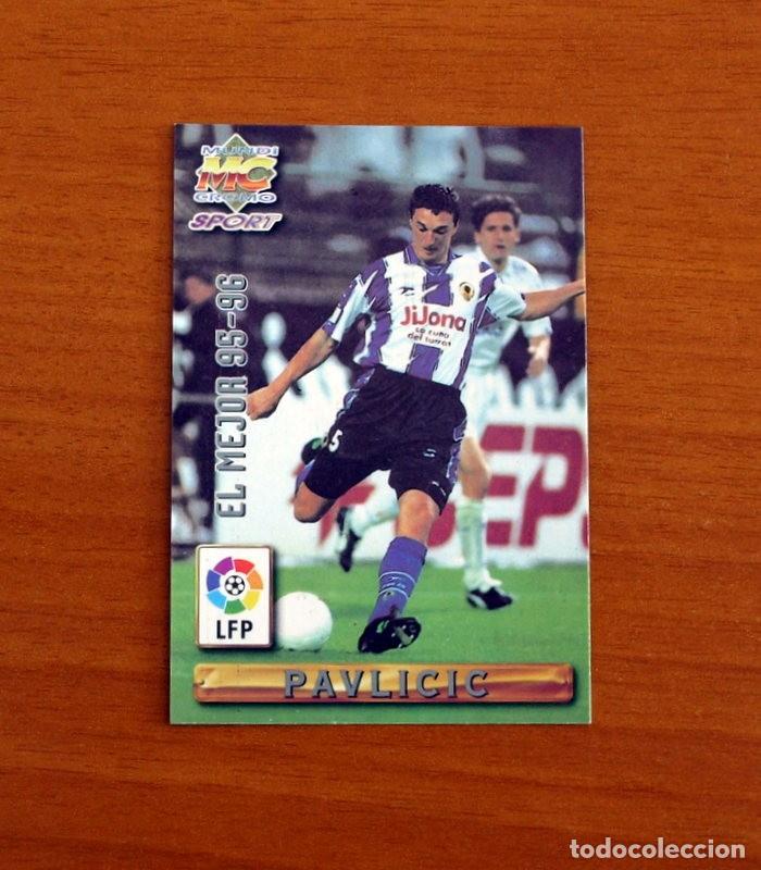 Cromos de F&uacute;tbol: H&eacute;rcules -N&ordm; 419 Pavlicic El Mejor 95-96-Mundicromo Las Fichas Liga de F&uacute;tbol 1996-1997-96-97