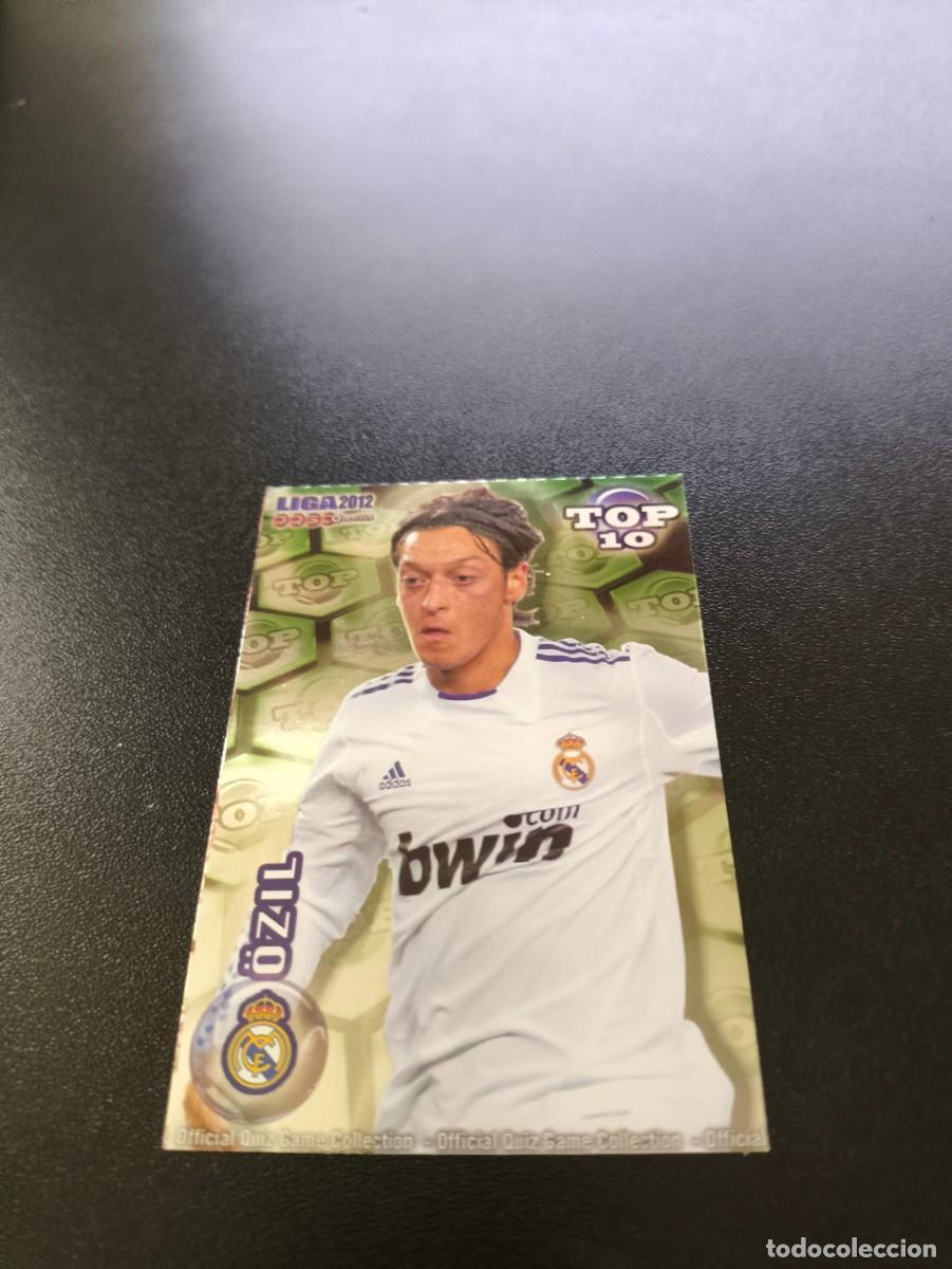 Cromos de F&uacute;tbol: 614 OZIL REAL MADRID VERDE VERDE TOP 10 MUNDICROMO LIGA 2011 2012 11 12 NO PANINI ESTE MEGACRACKS