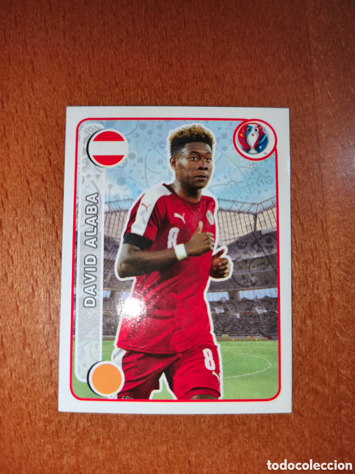 Cromos de F&uacute;tbol: David Alaba n&deg;649 UEFA Euro 2016 Austria
