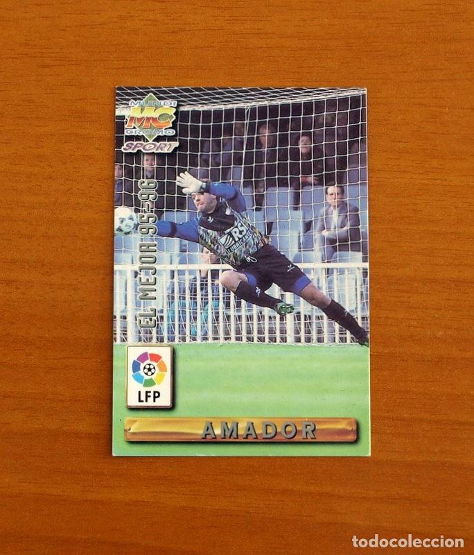 Cromos de F&uacute;tbol: Extremadura -N&ordm; 421 Amador El Mejor 95-96-Mundicromo Las Fichas Liga de F&uacute;tbol 1996-1997-96-97