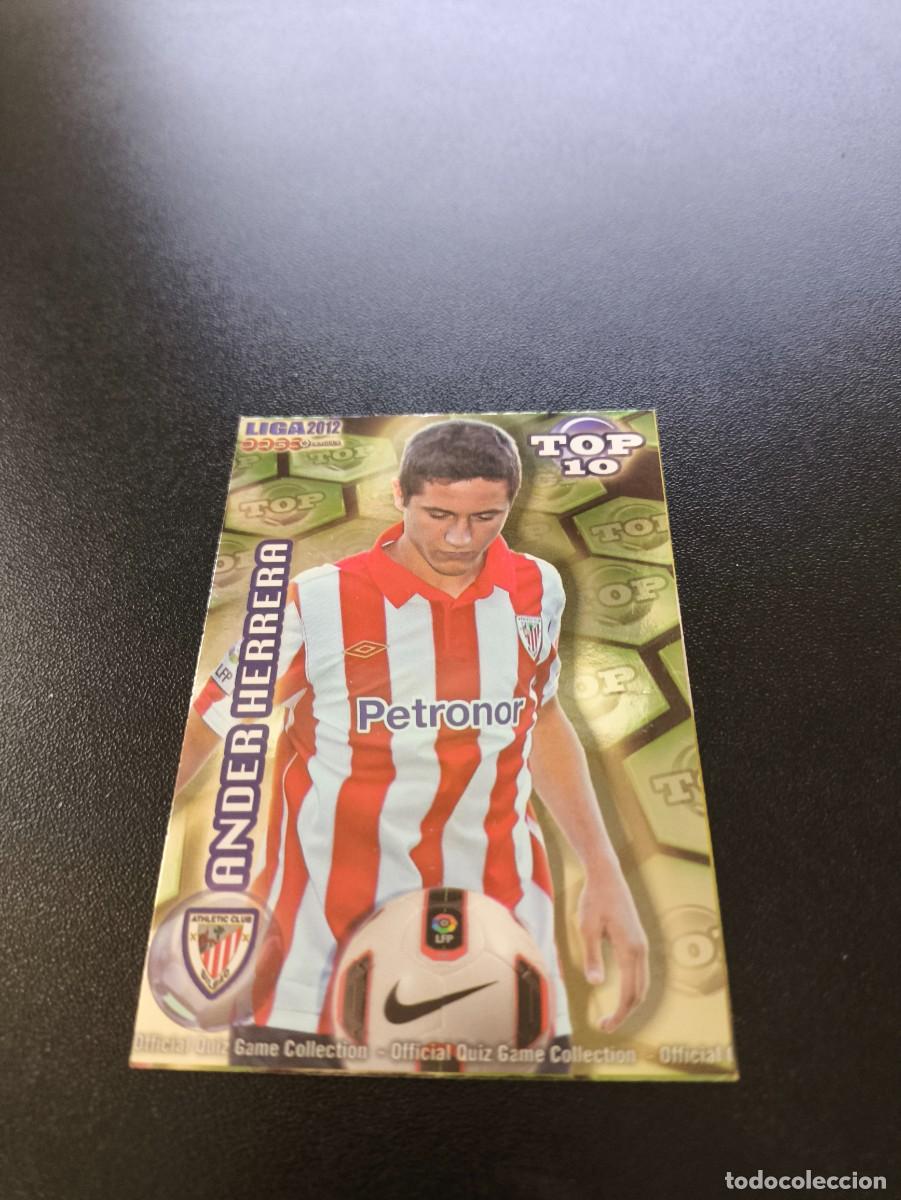Cromos de F&uacute;tbol: 617 ANDER HERRERA BILBAO VERDE TOP 10 MUNDICROMO LIGA 2011 2012 11 12 NO PANINI ESTE MEGACRACKS