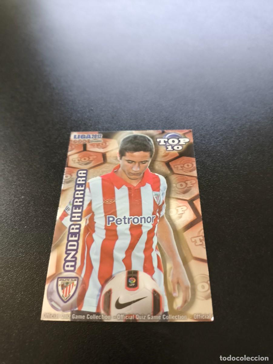 Cromos de Futebol: 617 ANDER HERRERA BILBAO ROJO TOP 10 MUNDICROMO LIGA 2011 2012 11 12 NO PANINI ESTE MEGACRACKS