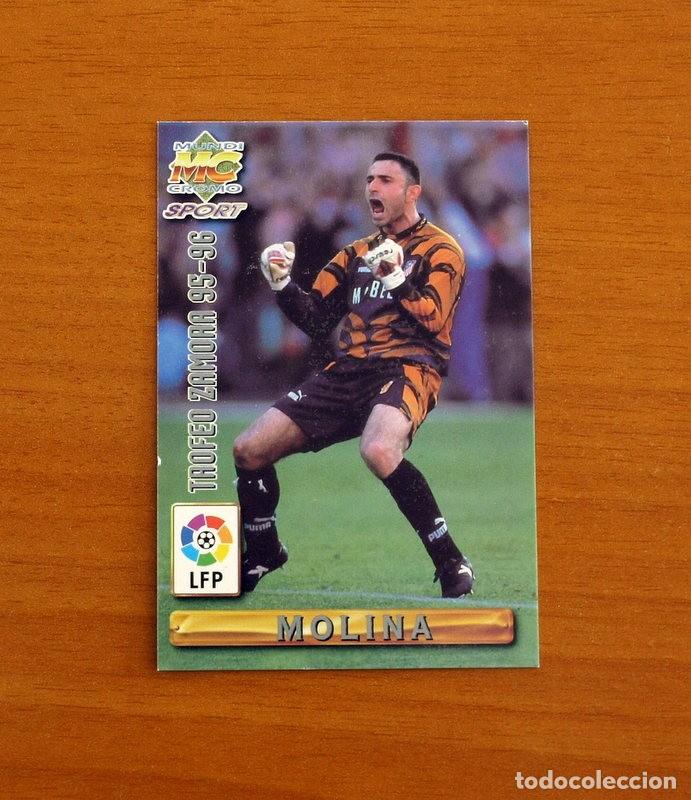 Fu&szlig;ball-Sticker: Atl&eacute;tico de Madrid-N&ordm; 423 Molina El Mejor 95-96-Mundicromo Las Fichas Liga de F&uacute;tbol 1996-1997-96-97