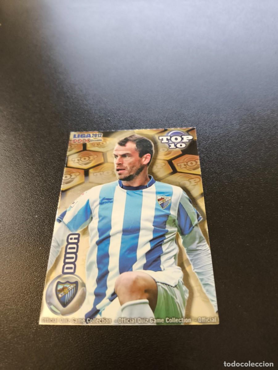 Cromos de F&uacute;tbol: 619 DUDA MALAGA CORREGIDO DORADO TOP 10 MUNDICROMO LIGA 2011 2012 11 12 NO PANINI ESTE MEGACRACKS