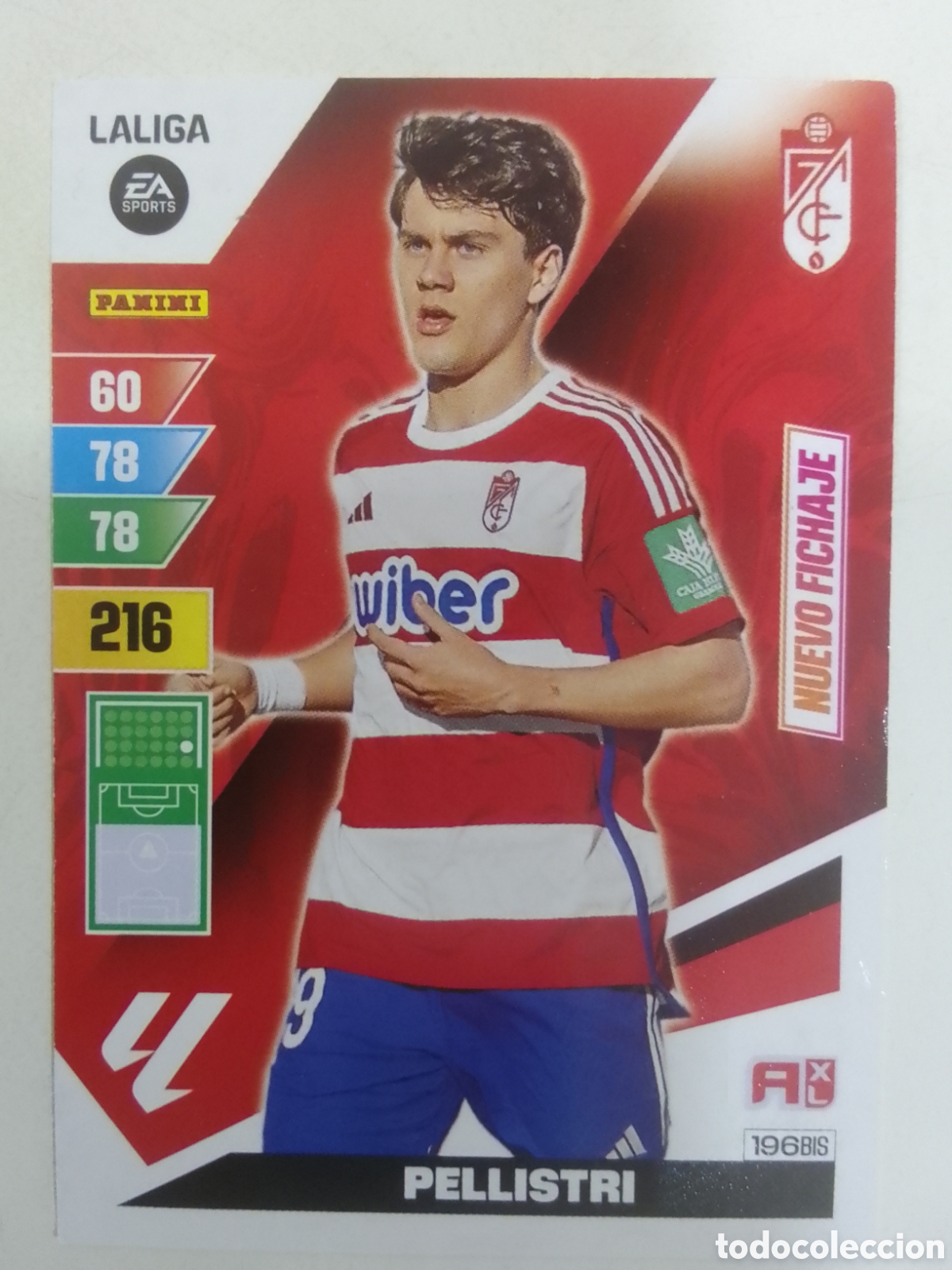 Cromos de F&uacute;tbol: Adrenalyn XL 2023-24 n&deg; 196 BIS Pellistri &bull; Granada. NUEVO FICHAJE.