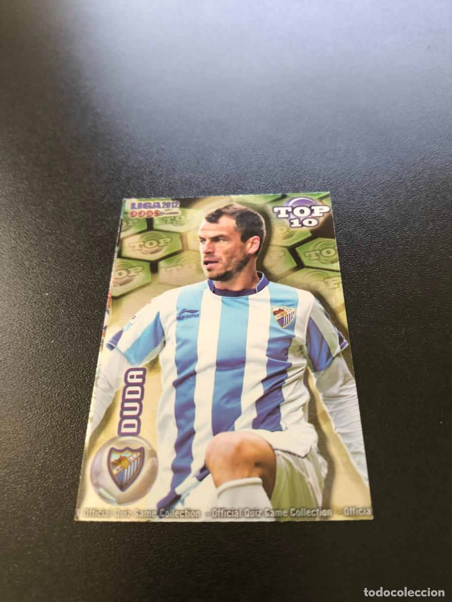 Cromos de F&uacute;tbol: 619 DUDA MALAGA CORREGIDO VERDE TOP 10 MUNDICROMO LIGA 2011 2012 11 12 NO PANINI ESTE MEGACRACKS