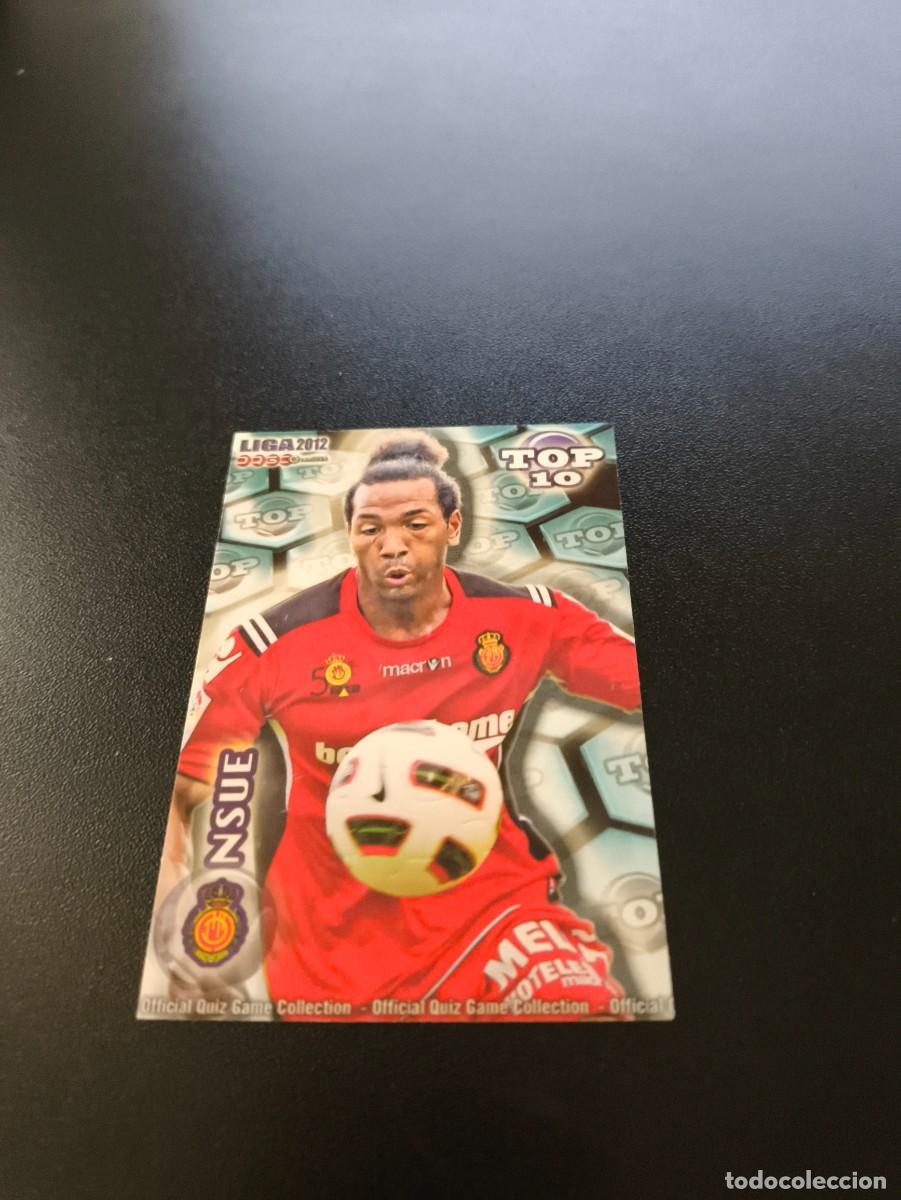 Cromos de F&uacute;tbol: 620 NSUE MALLORCA AZUL MATE TOP 10 MUNDICROMO LIGA 2011 2012 11 12 NO PANINI ESTE MEGACRACKS