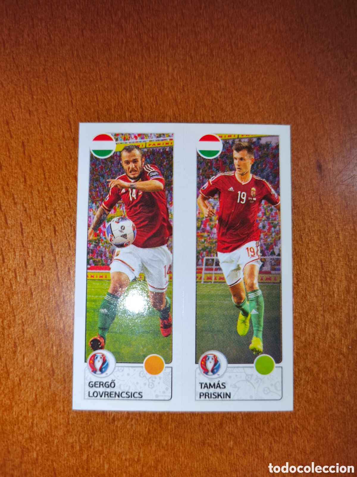 Cromos de F&uacute;tbol: Gergo Lovrencsics/Tamas Priskin n&deg;660 UEFA Euro 2016 Hungr&iacute;a