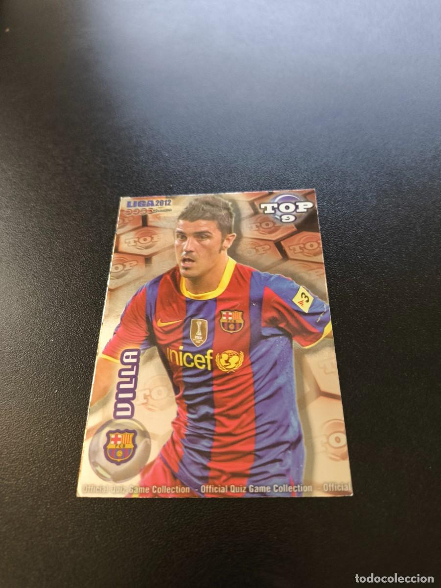 Cromos de F&uacute;tbol: 622 DAVID VILLA BARCELONA ROJO TOP 10 MUNDICROMO LIGA 2011 2012 11 12 NO PANINI ESTE MEGACRACKS