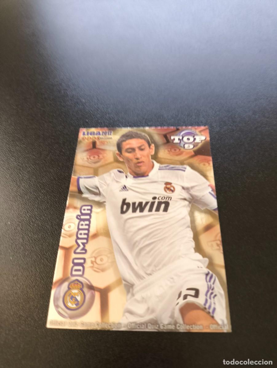 Cromos de F&uacute;tbol: 623 DI MARIA REAL MADRID ROJO TOP 10 MUNDICROMO LIGA 2011 2012 11 12 NO PANINI ESTE MEGACRACKS