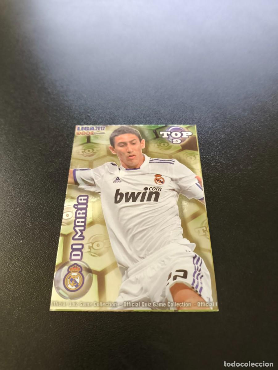 Cromos de F&uacute;tbol: 623 DI MARIA REAL MADRID VERDE TOP 10 MUNDICROMO LIGA 2011 2012 11 12 NO PANINI ESTE MEGACRACKS