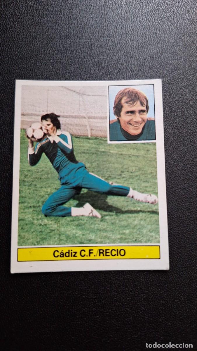 Cromos de F&uacute;tbol: CROMO DE FUTBOL LIGA ESTE BAJA RECIO CADIZ NUNCA PEGADO 81 82 1981 1982