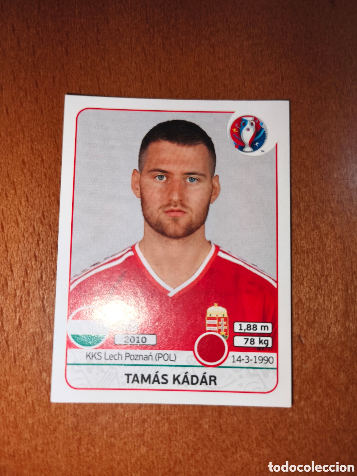 Cromos de F&uacute;tbol: Tamas Kadar n&deg;667 UEFA Euro 2016 Hungr&iacute;a