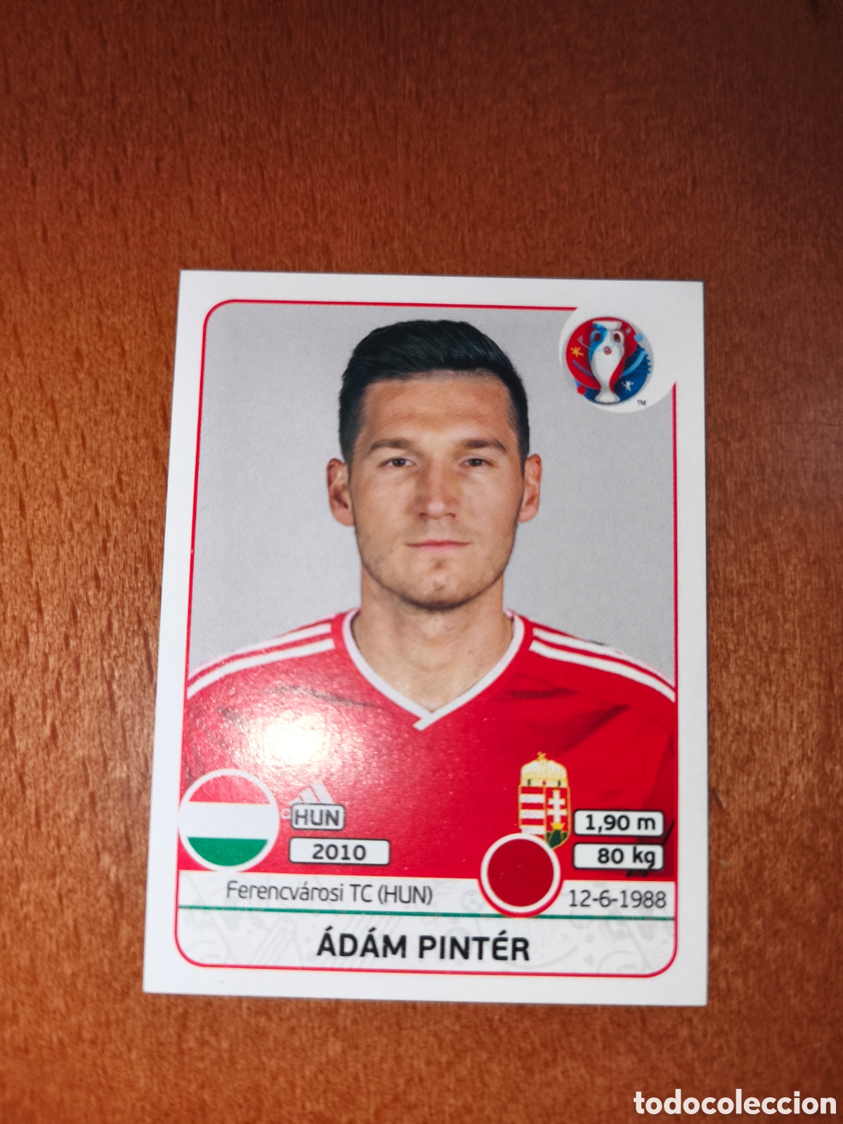 Cromos de F&uacute;tbol: Adam Pinter n&deg;668 UEFA Euro 2016 Hungr&iacute;a