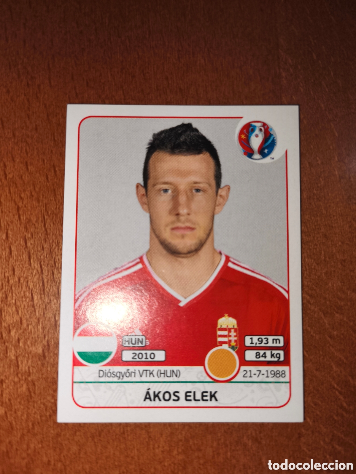 Cromos de F&uacute;tbol: Akos Elek n&deg;669 UEFA Euro 2016 Hungr&iacute;a