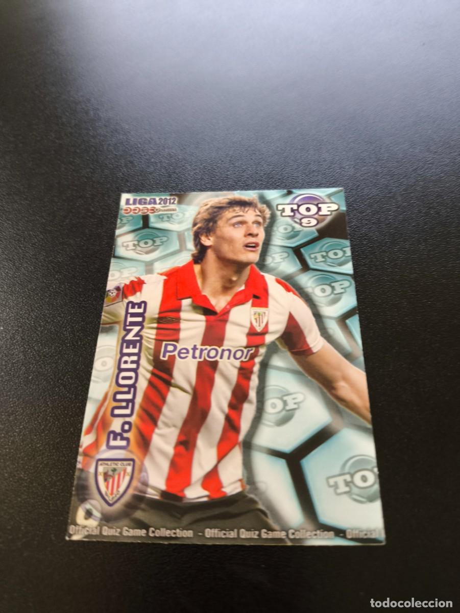 Cromos de F&uacute;tbol: 624 LLORENTE BILBAO AZUL MATE TOP 10 MUNDICROMO LIGA 2011 2012 11 12 NO PANINI ESTE MEGACRACKS