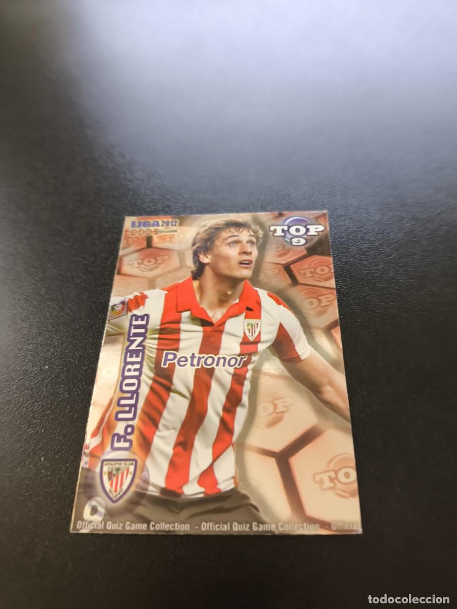 Cromos de F&uacute;tbol: 624 LLORENTE ATHLETIC D BILBAO ROJO TOP 10 MUNDICROMO LIGA 2011 2012 11 12 NO PANINI ESTE MEGACRACKS