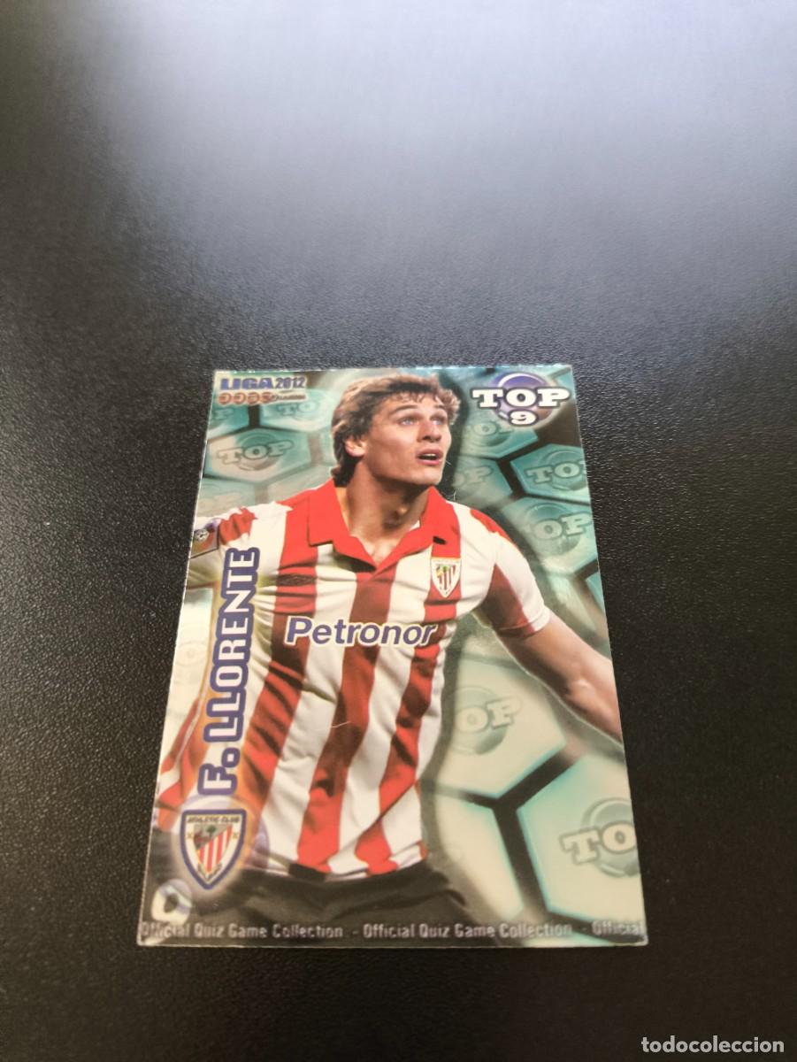 Cromos de F&uacute;tbol: 624 LLORENTE ATHLETIC BILBAO AZUL TOP 10 MUNDICROMO LIGA 2011 2012 11 12 NO PANINI ESTE MEGACRACKS