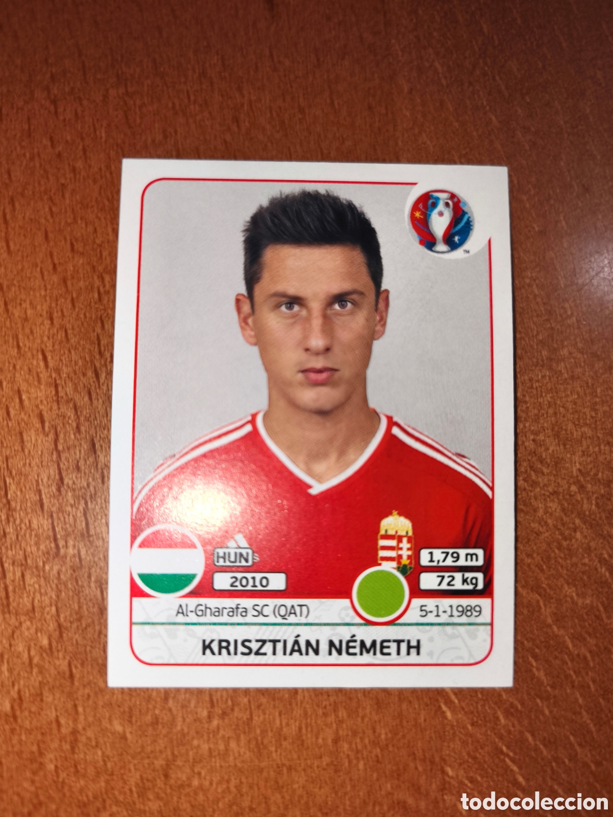 Cromos de F&uacute;tbol: Krisztian Nemeth n&deg;676 UEFA Euro 2016 Hungr&iacute;a