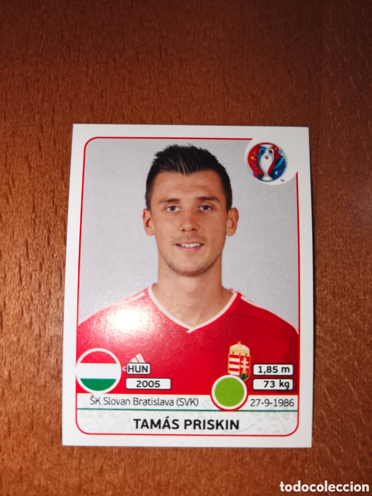 Cromos de F&uacute;tbol: Tamas Priskin n&deg;679 UEFA Euro 2016 Hungr&iacute;a