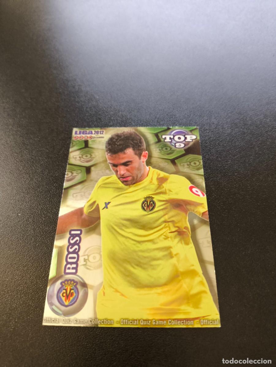 Cromos de F&uacute;tbol: 628 ROSSI VILLARREAL VERDE TOP MUNDICROMO LIGA 2011 2012 11 12 NO PANINI ESTE MEGACRACKS