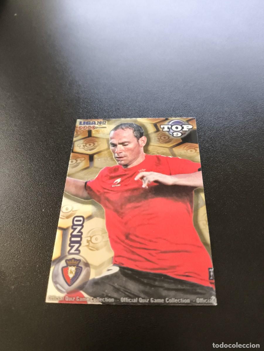 Cromos de F&uacute;tbol: 629 NINO OSASUNA DORADO TOP MUNDICROMO LIGA 2011 2012 11 12 NO PANINI ESTE MEGACRACKS