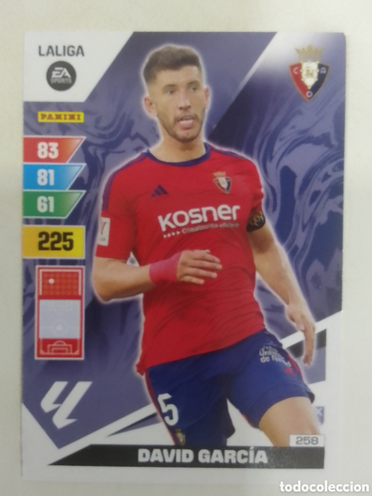 Cromos de F&uacute;tbol: Adrenalyn XL 2023-24 n&deg; 258 David Garc&iacute;a &bull; Osasuna.