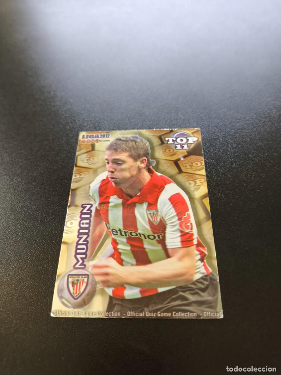 Cromos de F&uacute;tbol: 634 MUNIAIN ATHLETIC DE BILBAO DORADO TOP MUNDICROMO LIGA 2011 2012 11 12 NO PANINI ESTE MEGACRACKS