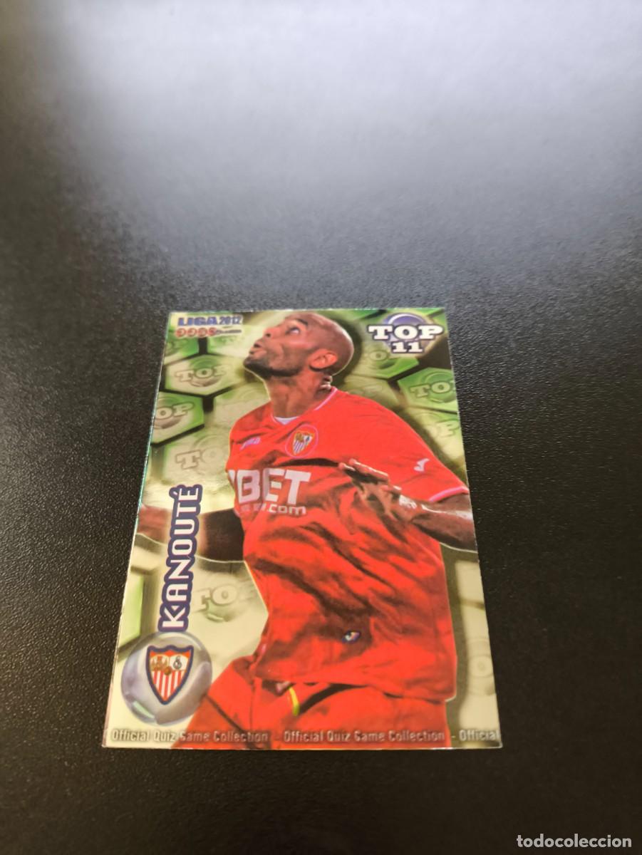 Cromos de F&uacute;tbol: 635 KANOUTE SEVILLA VERDE TOP MUNDICROMO LIGA 2011 2012 11 12 NO PANINI ESTE MEGACRACKS