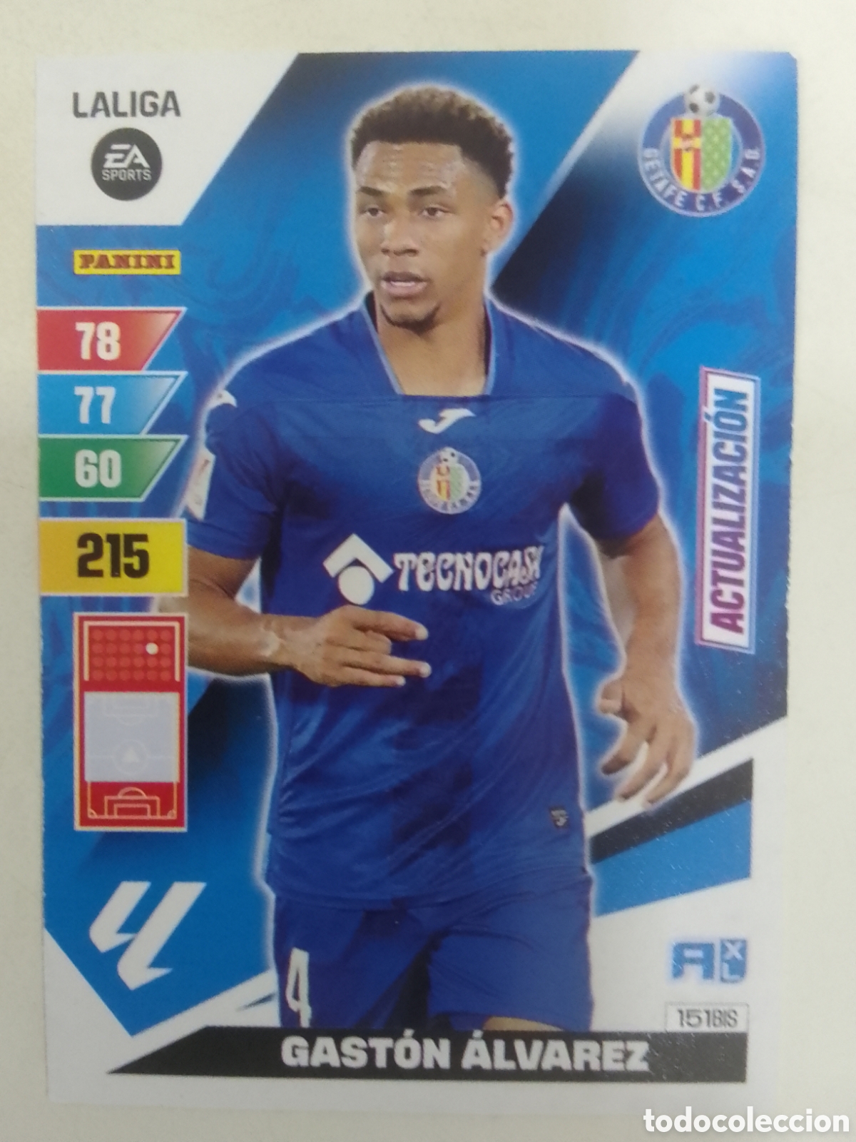 Cromos de F&uacute;tbol: Adrenalyn XL 2023-24 n&deg; 151 BIS Gast&oacute;n Alvarez&bull; Getafe. ACTUALIZACI&Oacute;N.
