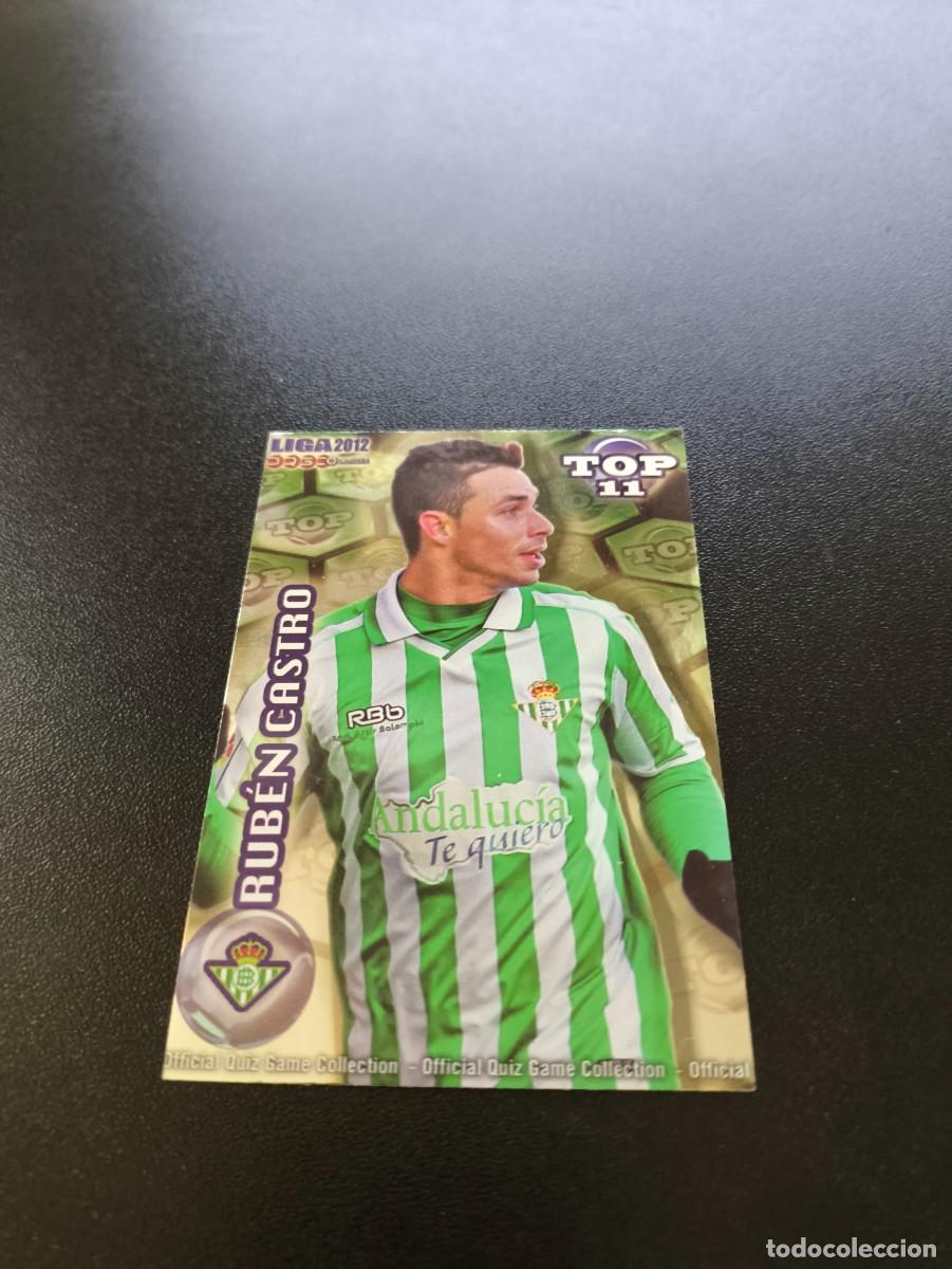Cromos de F&uacute;tbol: 638 RUBEN CASTRO BETIS VERDE TOP MUNDICROMO LIGA 2011 2012 11 12 NO PANINI ESTE MEGACRACKS
