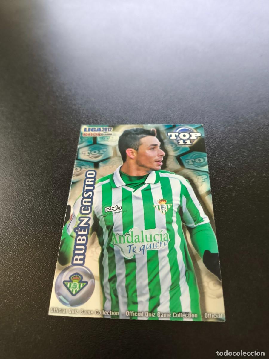 Cromos de F&uacute;tbol: 638 RUBEN CASTRO BETIS AZUL TOP MUNDICROMO LIGA 2011 2012 11 12 NO PANINI ESTE MEGACRACKS