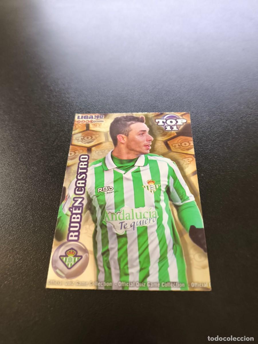 Cromos de F&uacute;tbol: 638 RUBEN CASTRO BETIS DORADO TOP MUNDICROMO LIGA 2011 2012 11 12 NO PANINI ESTE MEGACRACKS