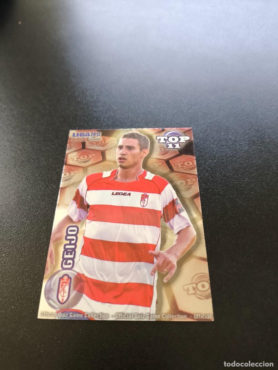 Cromos de F&uacute;tbol: 639 GEIJO GRANADA ROJO TOP MUNDICROMO LIGA 2011 2012 11 12 NO PANINI ESTE MEGACRACKS